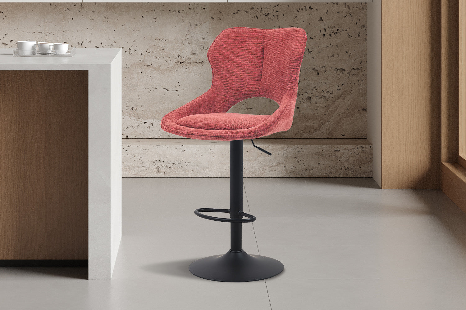 Barkruk 'Mori' rood - RS