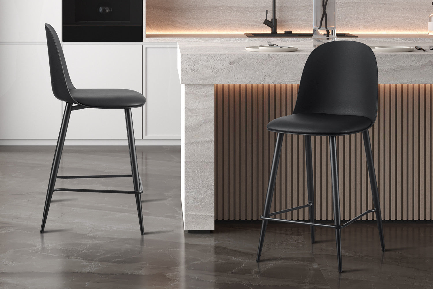 Counterkruk 'Jasmin' zwart - RS