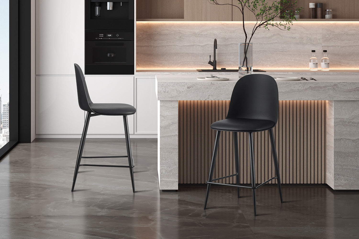 Counterkruk 'Jasmin' zwart - RS