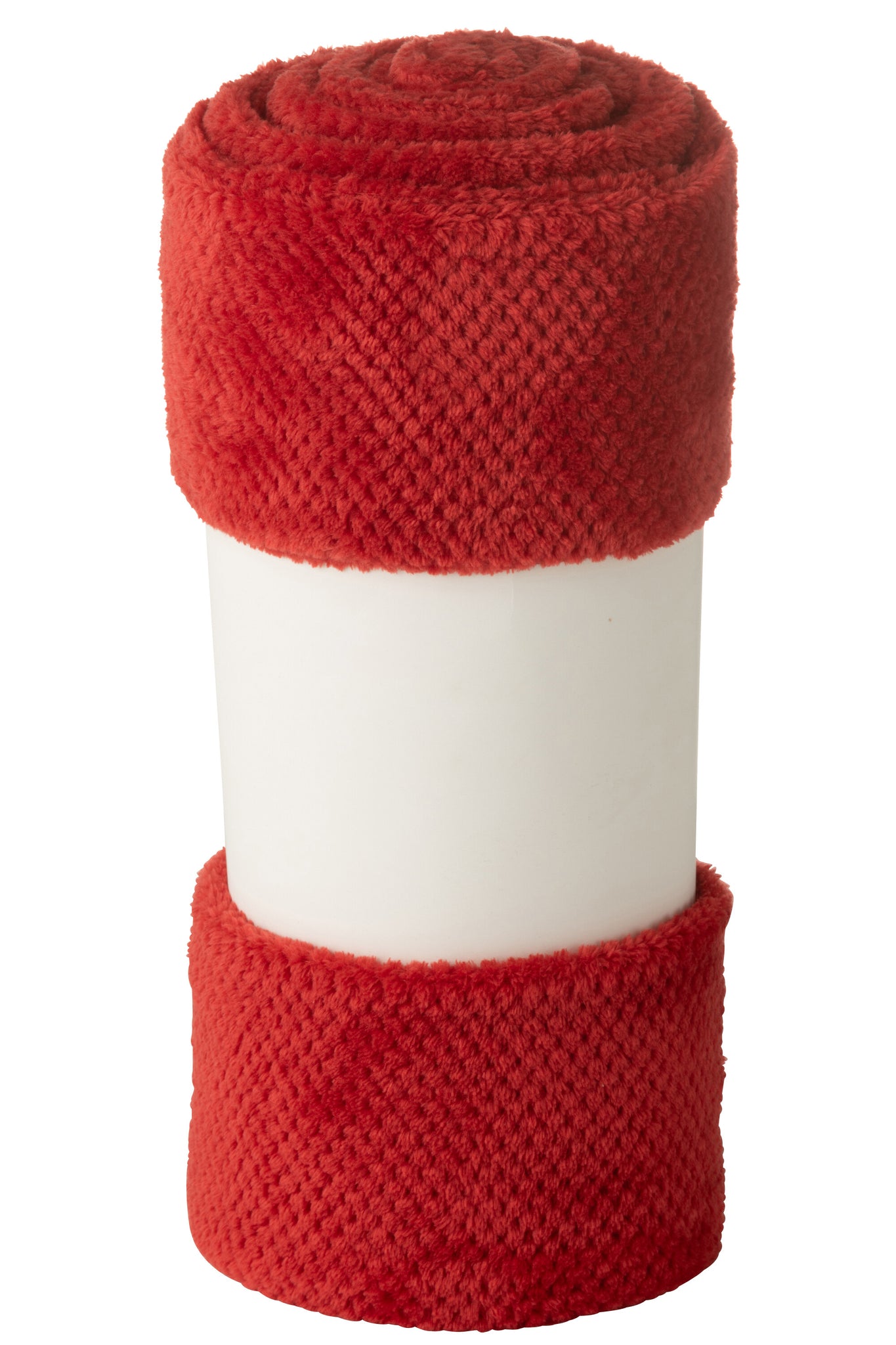 Deken Knuffel Polyester Rood - J-LINE
