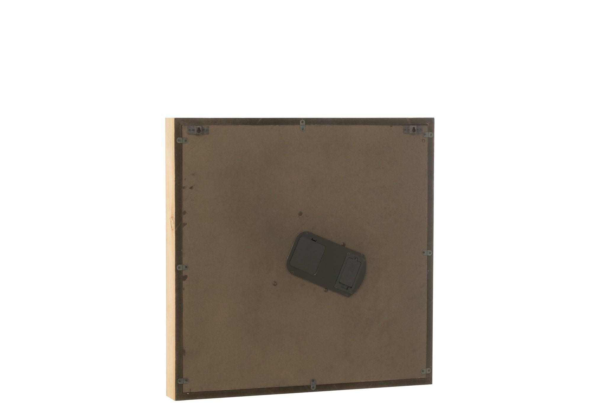 Wandklok Vierkant Mdf Natuurlijk S - J-Line