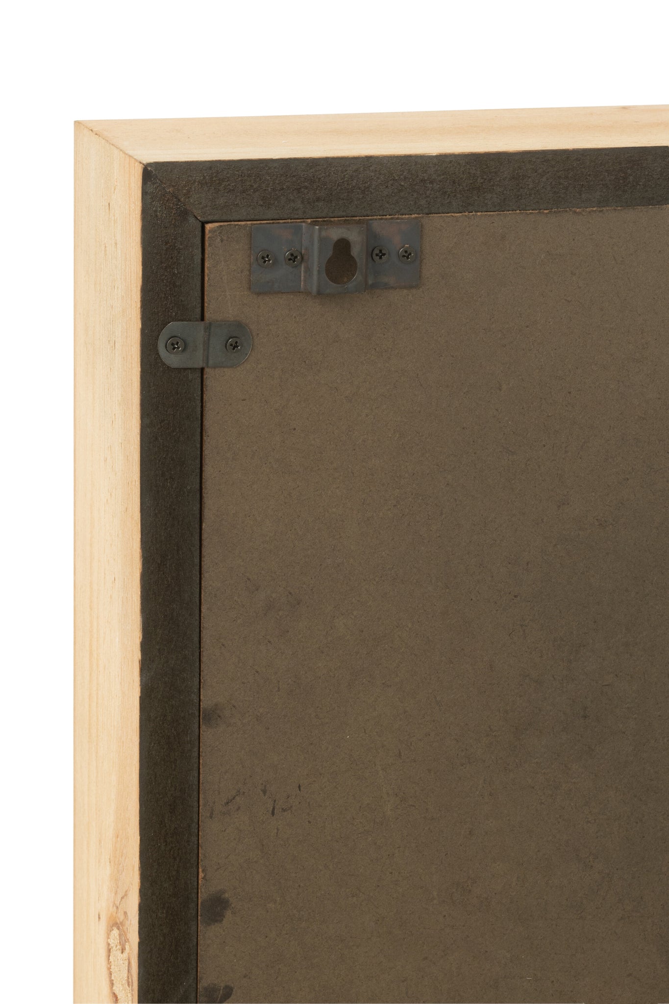 Wandklok Vierkant Mdf Natuurlijk S - J-Line