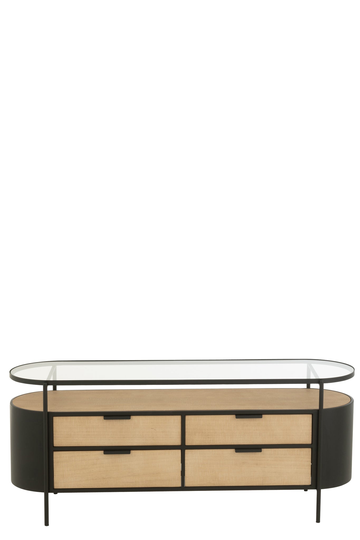 Dressoir Ivy IJzer Natuur/Zwart - J-LINE