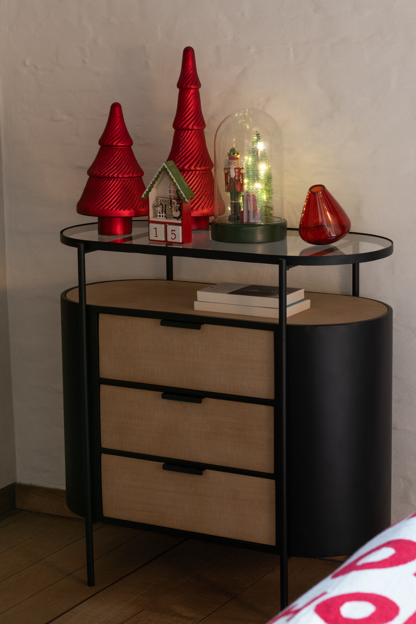 Dressoir Avy IJzer Natuurlijk/Zwart - J-LINE