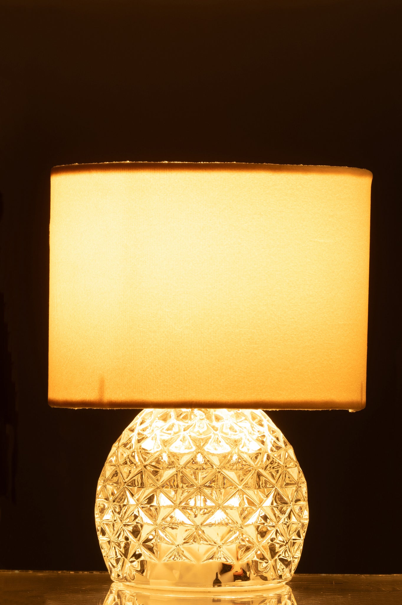 Tafellamp Glas Led Transparant - J-Line