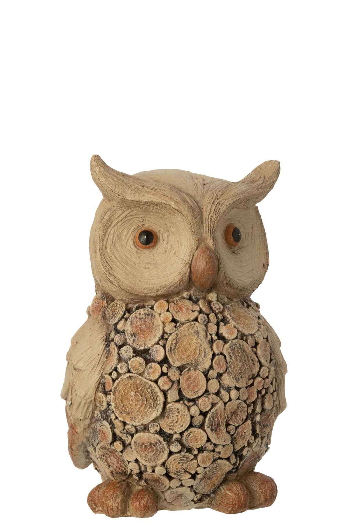 Uil Houtimitatie Polyresin - J-Line