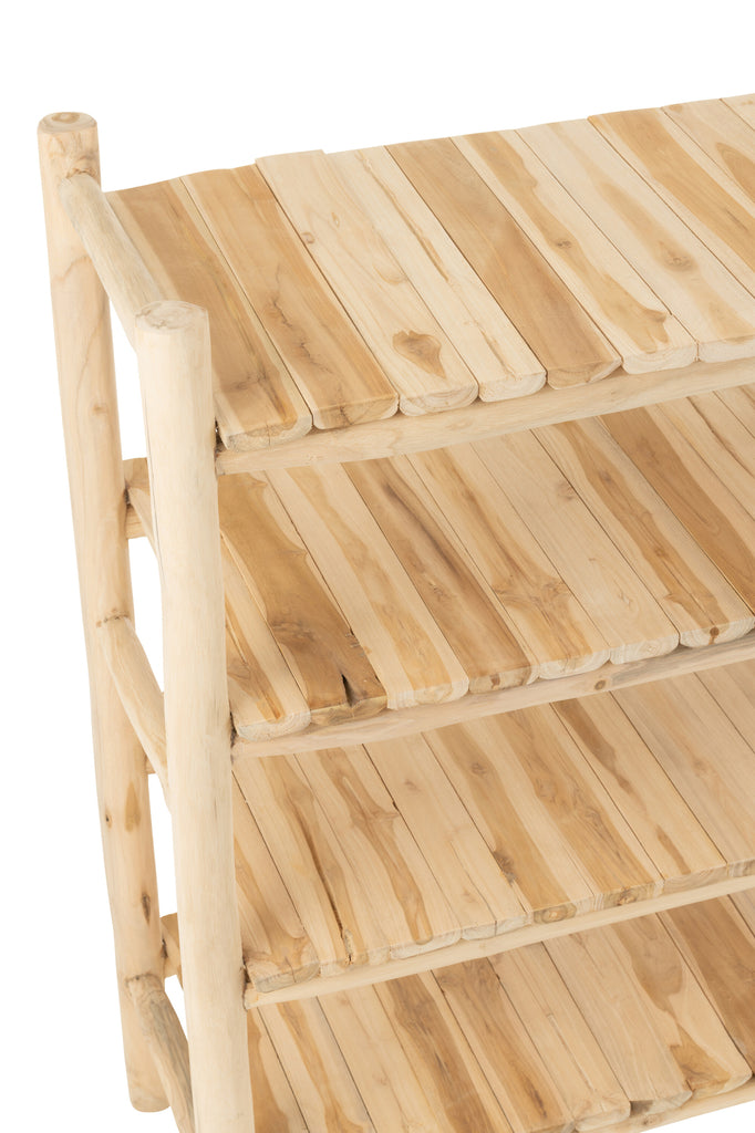 Boekenrek Ranch teak - J-LINE