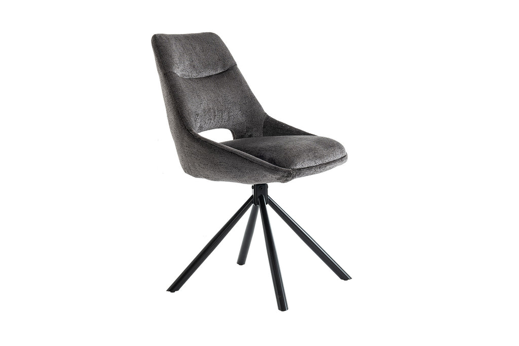 Stoel 'Dante' Fabric Grey ) RS