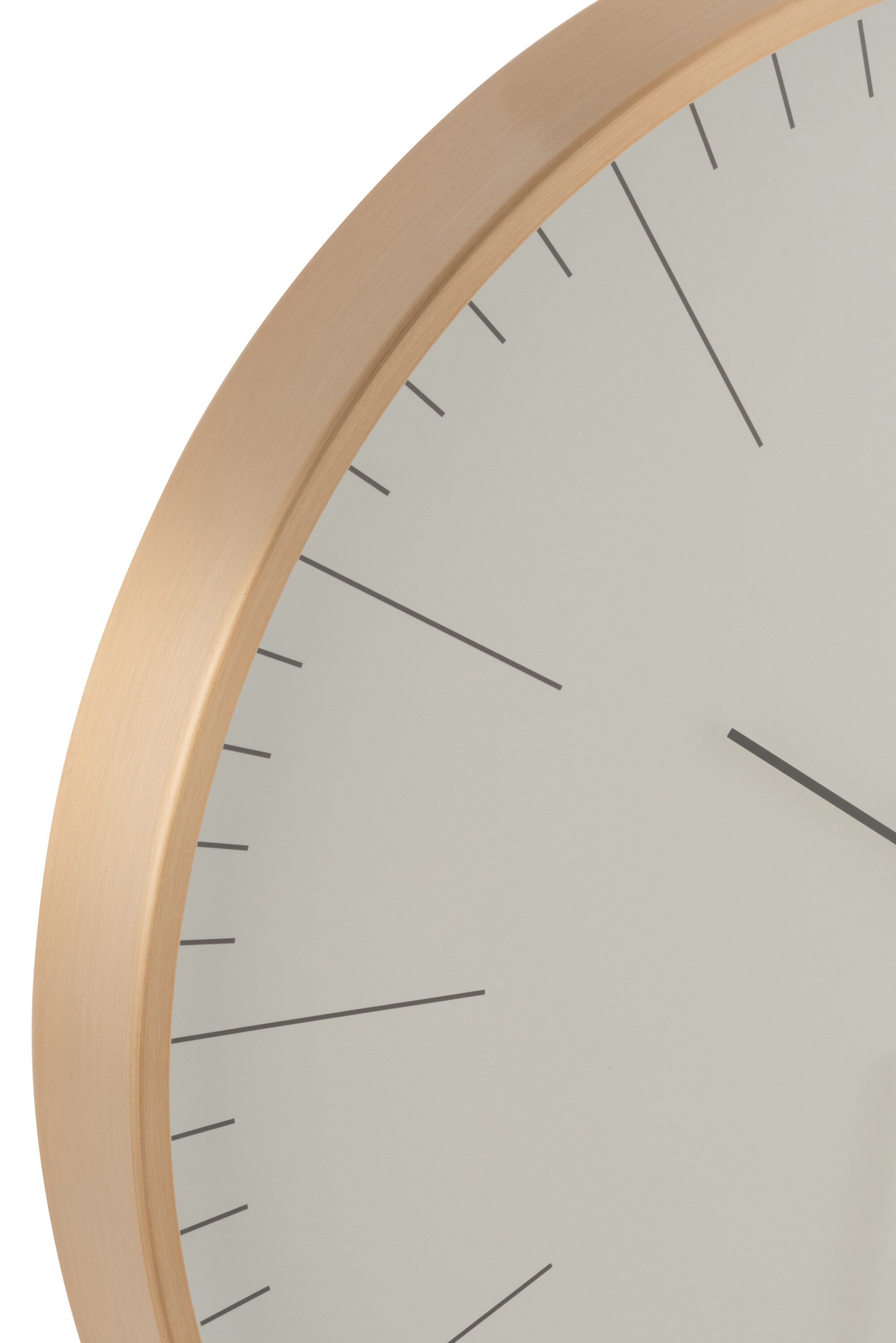 Klok Gerbert Aluminium - J-LINE