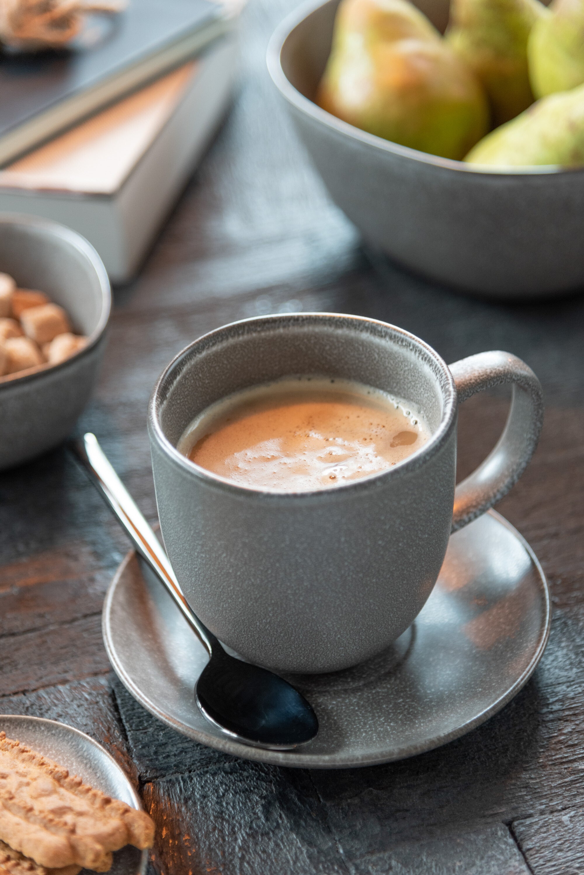 Mok Louise Keramiek Bruin - J-LINE