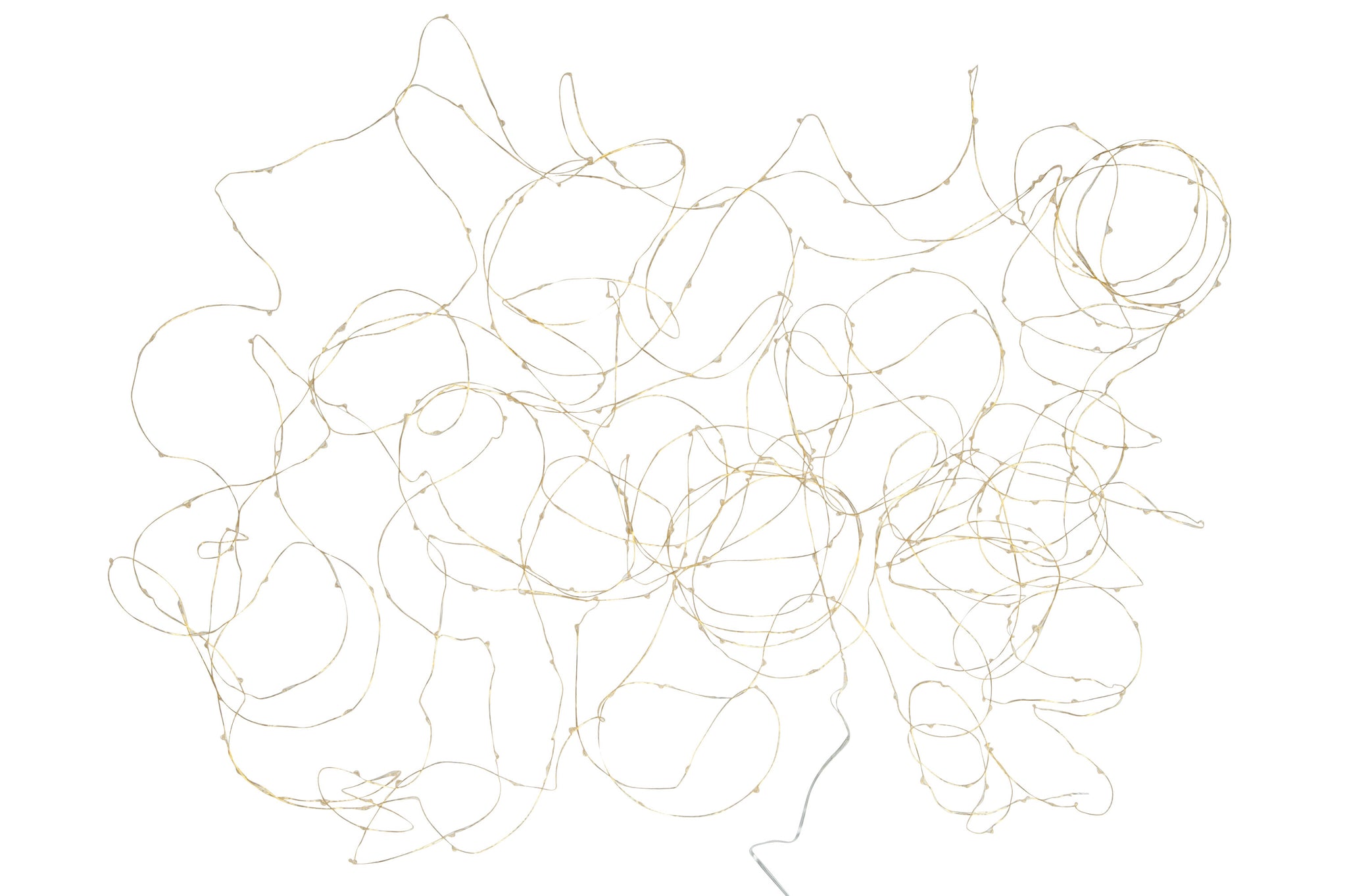 Kerstverlichtingssnoer 30M Goud 300Led Warm Wit - J-LINE