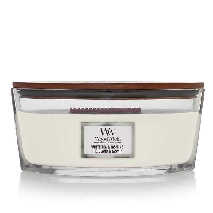 WoodWick Ellipse au thé blanc et au jasmin