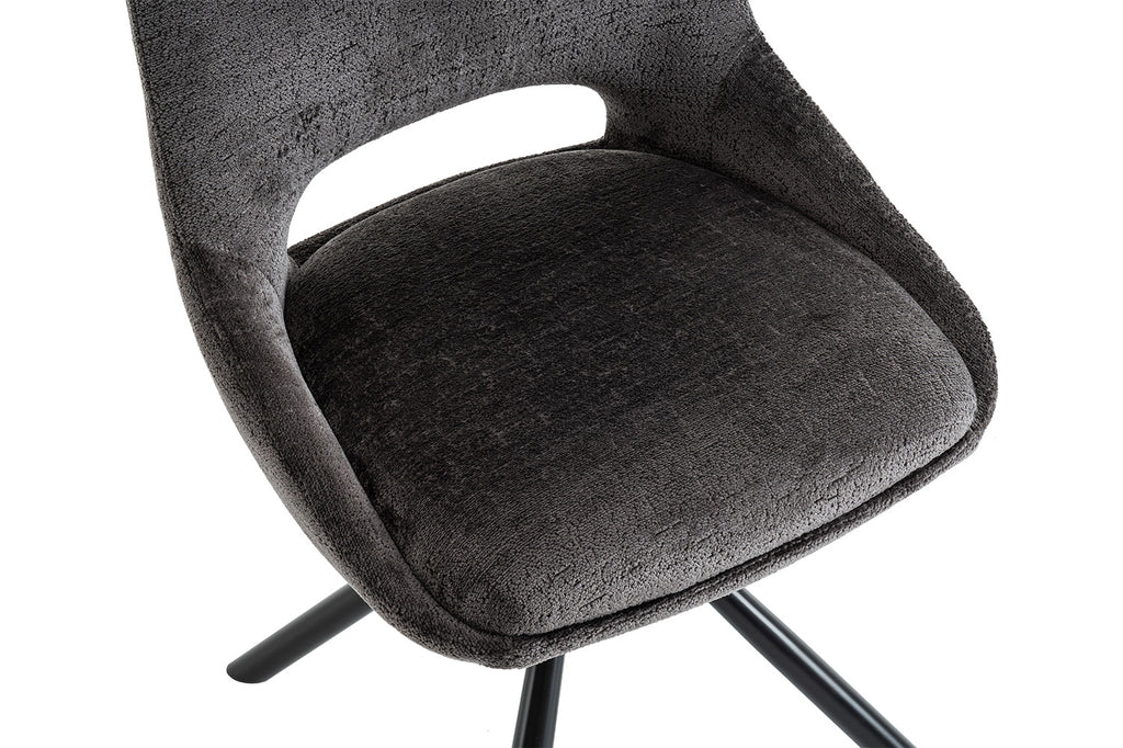 Stoel 'Dante' Fabric Grey ) RS