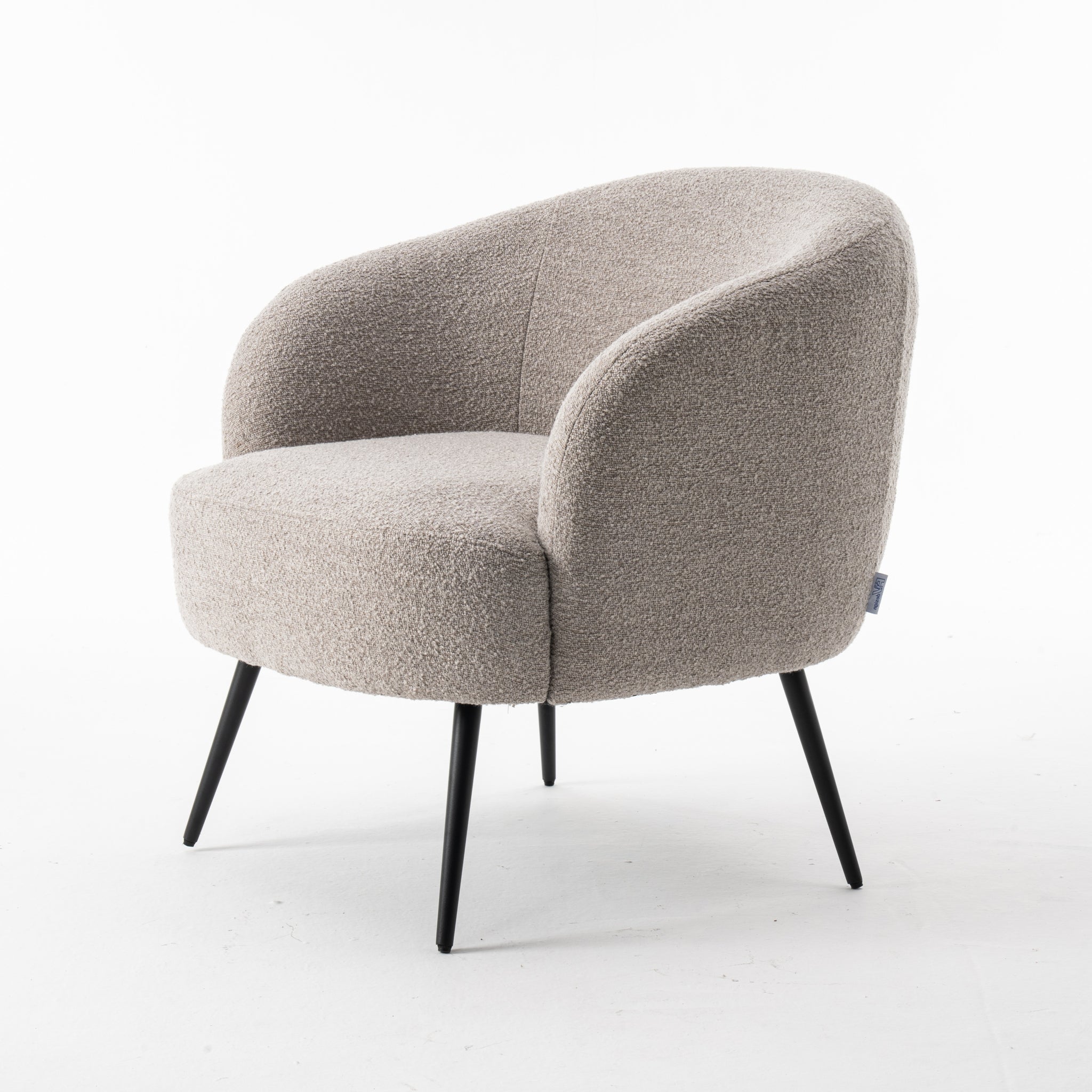 fauteuil Laura Stof Teddy natuurlijk - RVD