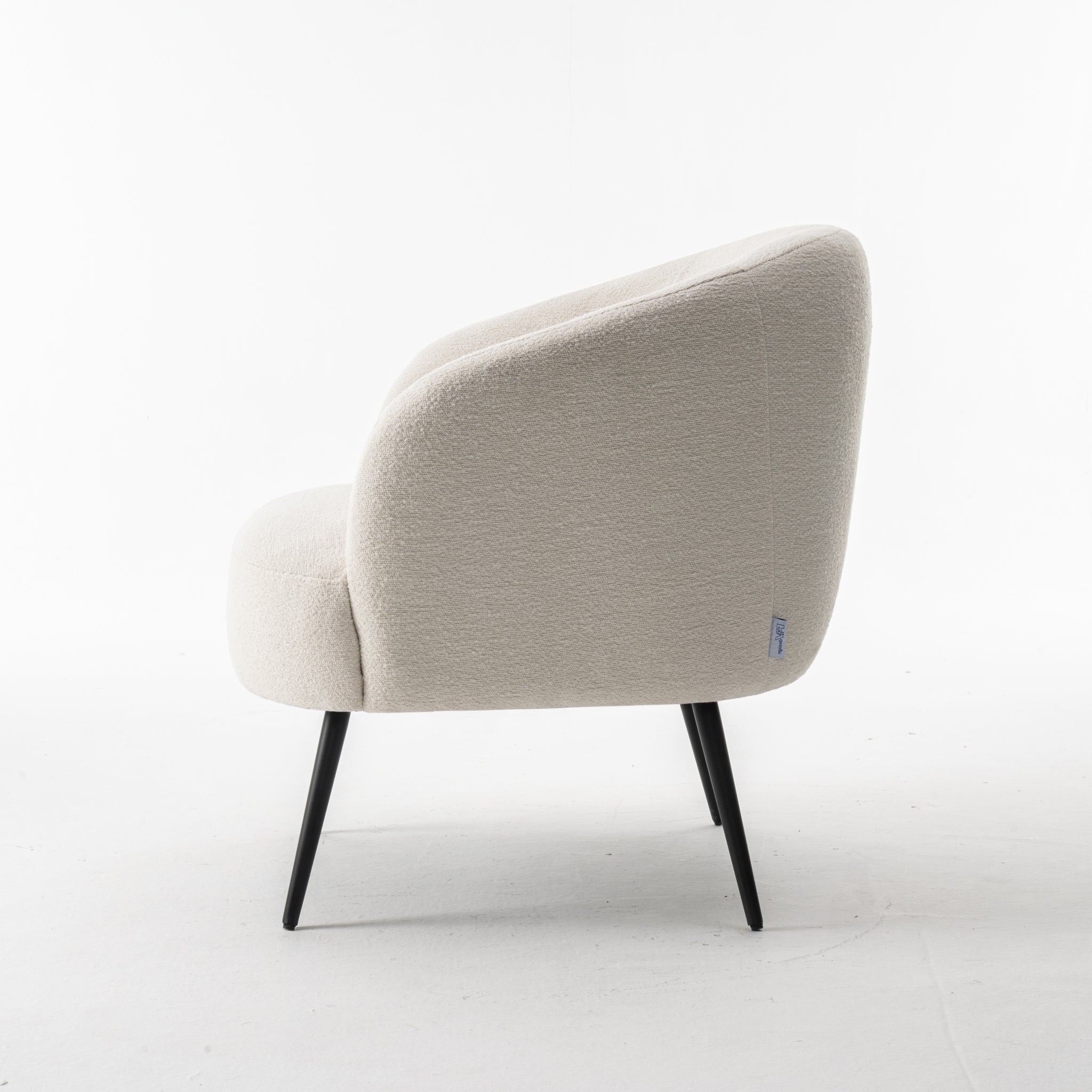 fauteuil Laura Stof Teddy Ivory - RVD