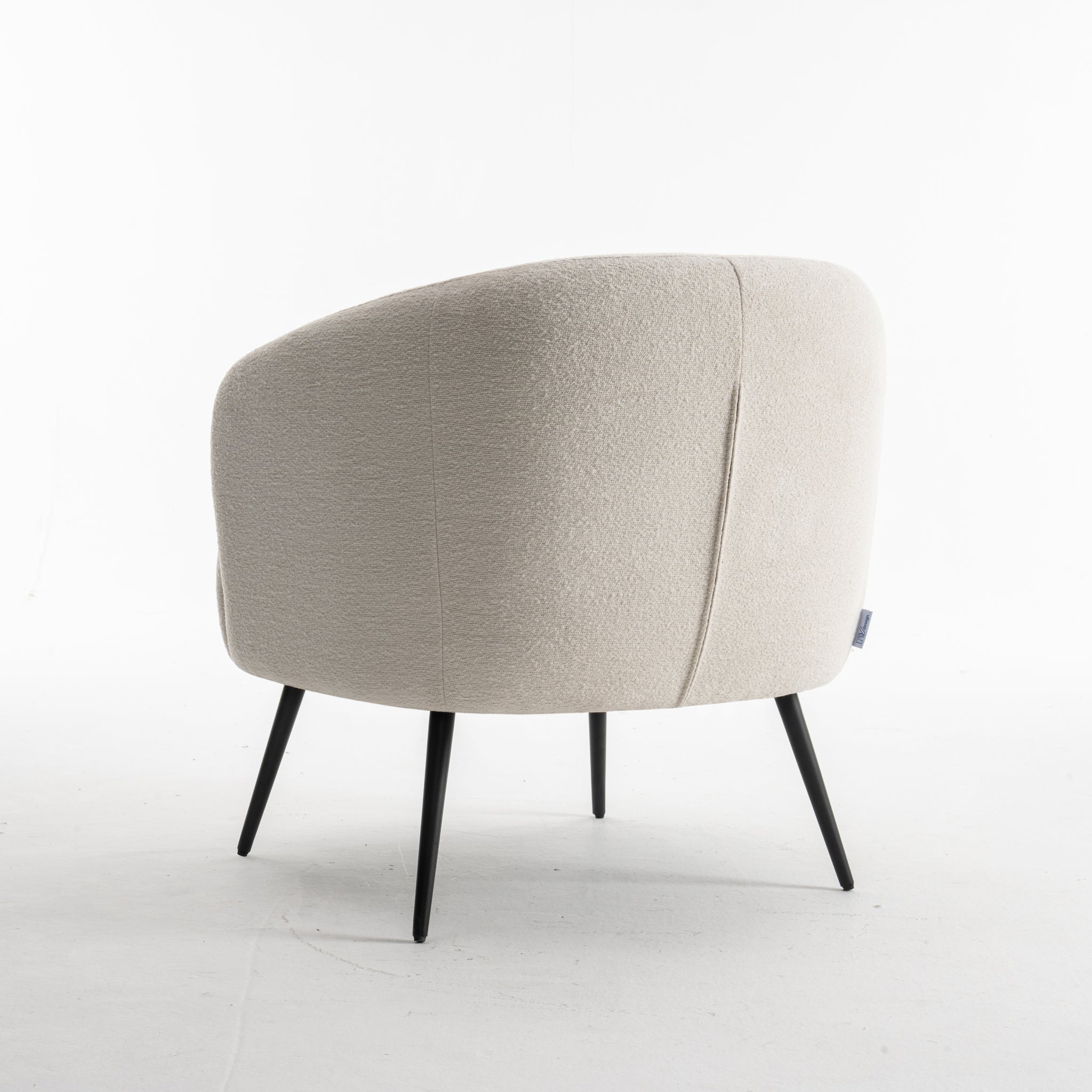 fauteuil Laura Stof Teddy Ivory - RVD