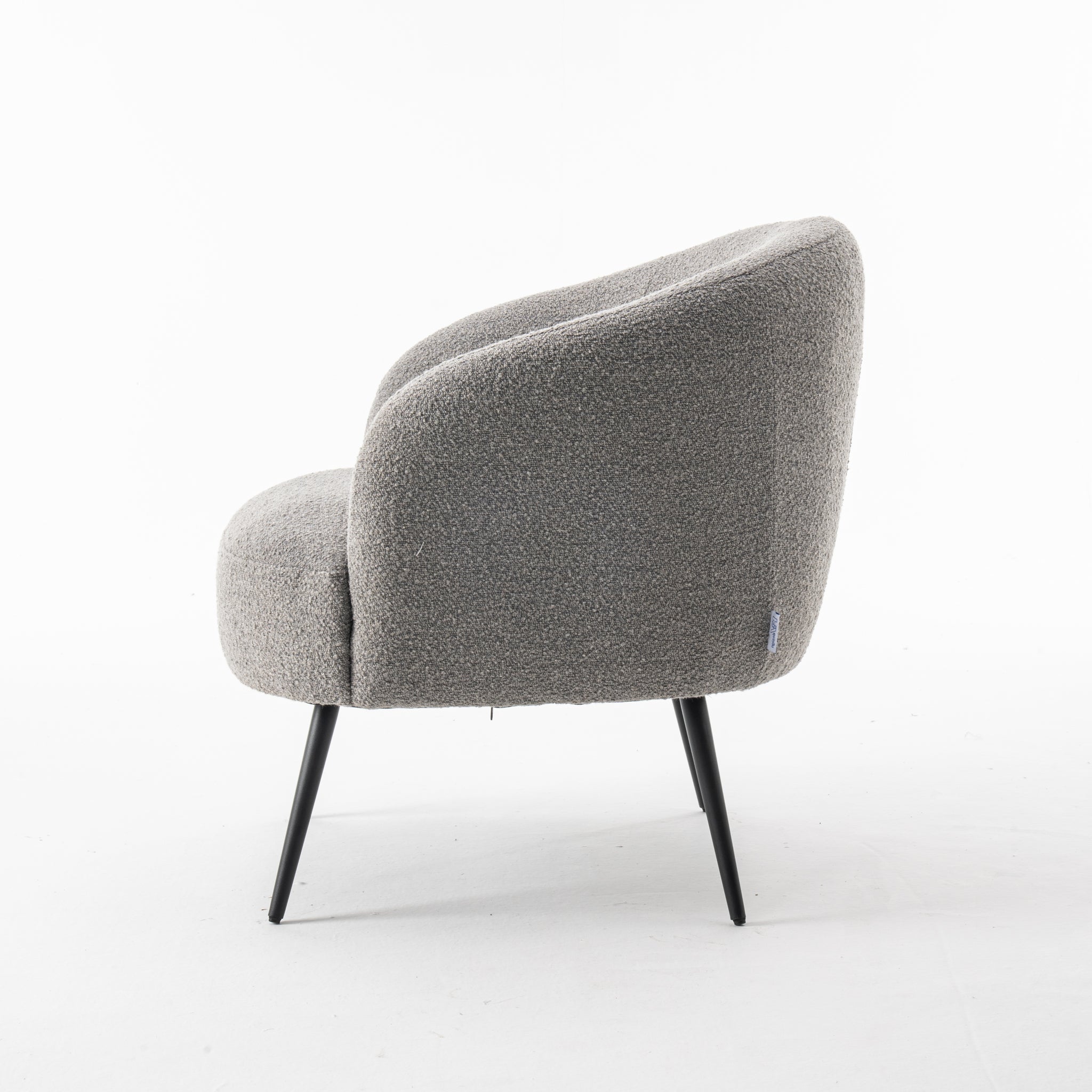 fauteuil Laura Stof Teddy Steel - RVD