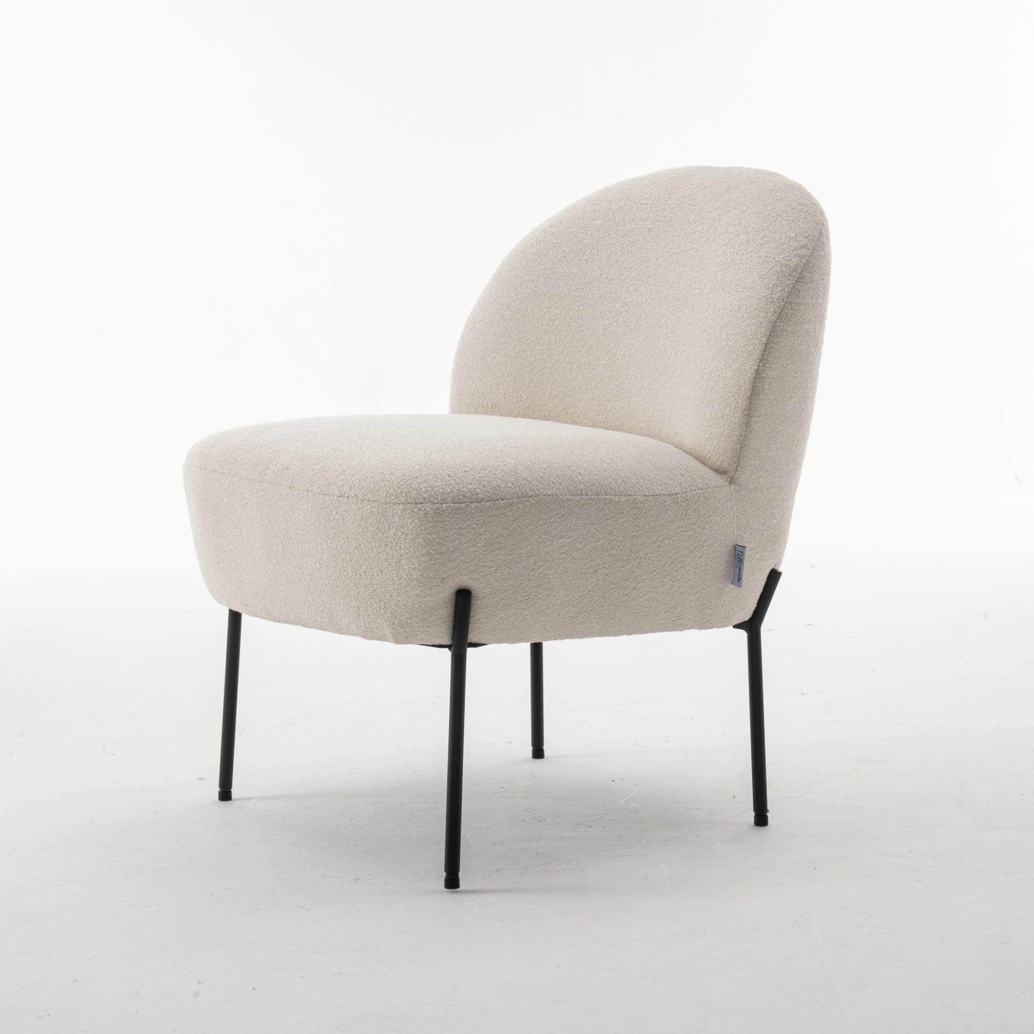 fauteuil Baudin Stof Teddy Ivory - RVD