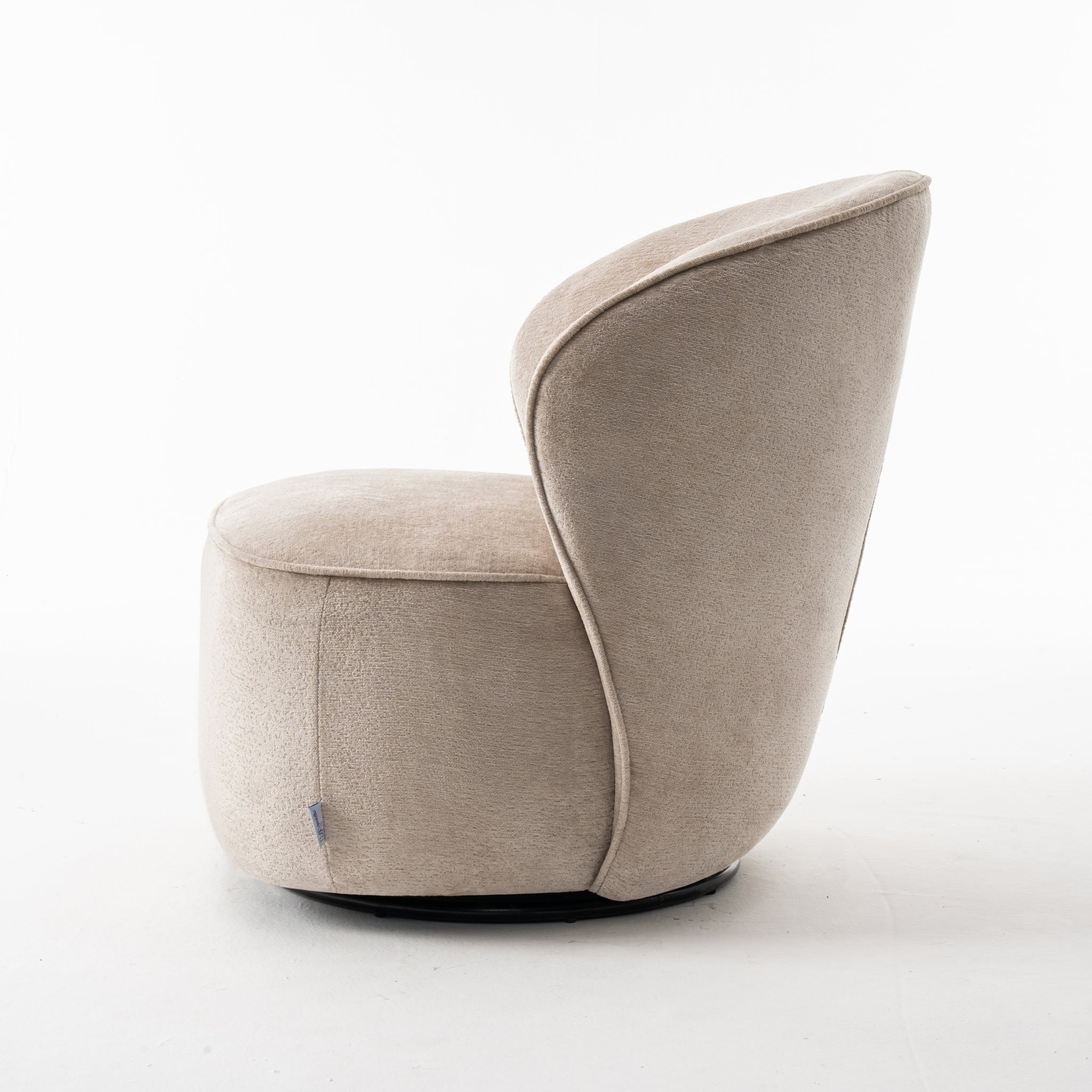 Draaifauteuil Sammy Stof Loris Beige - RVD