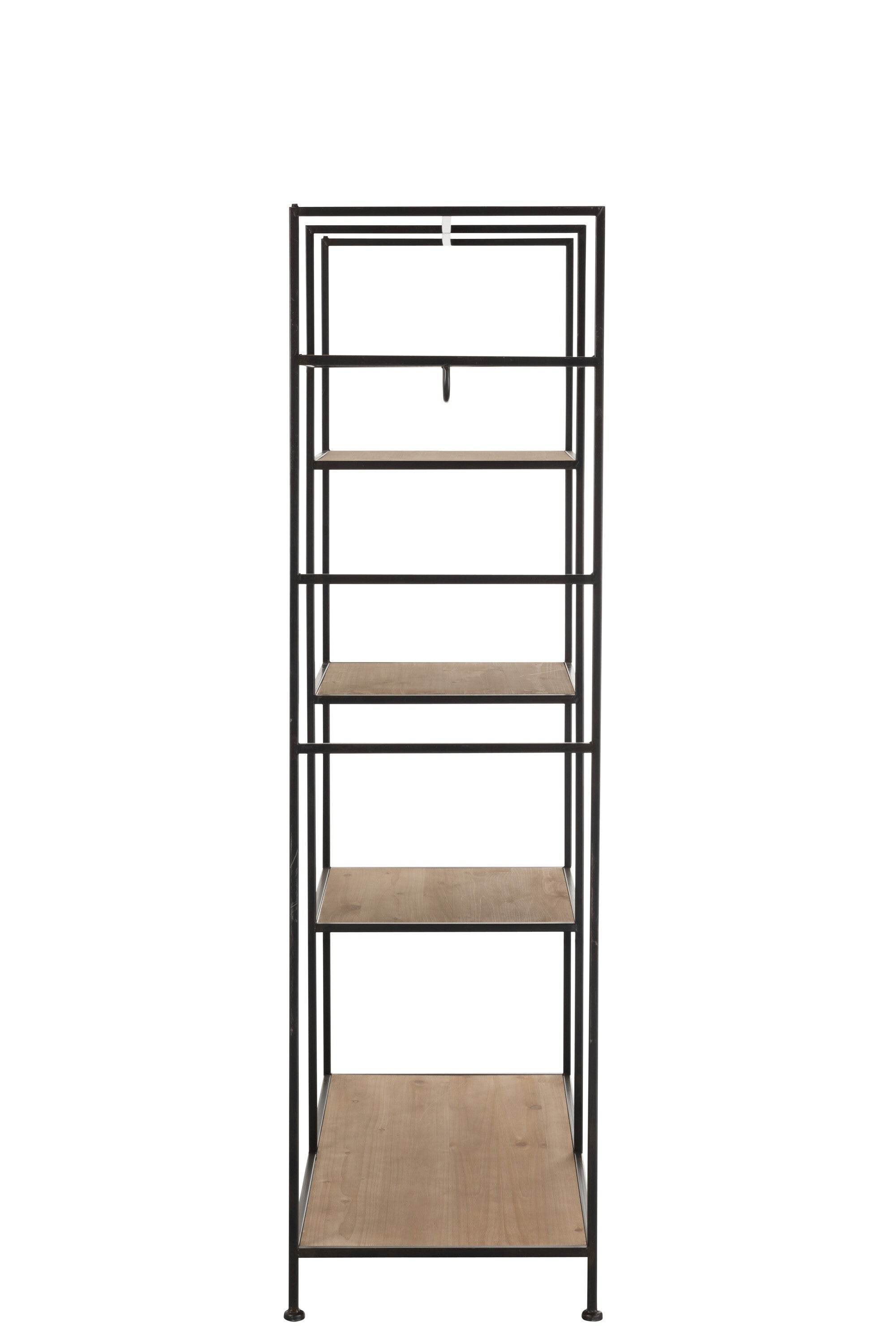 Étagère Métal/Bois Noir J-LINE