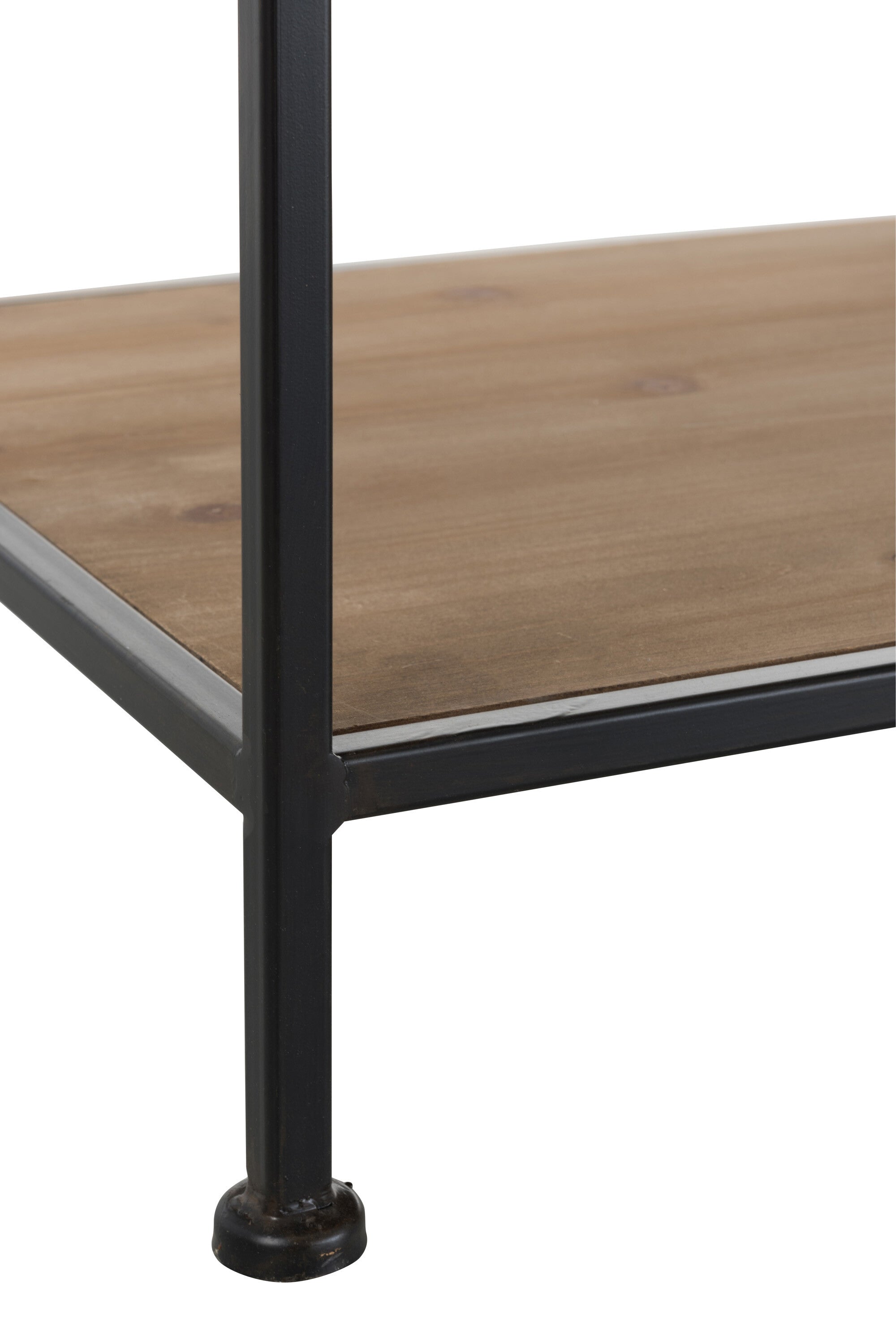 Étagère Métal/Bois Noir J-LINE