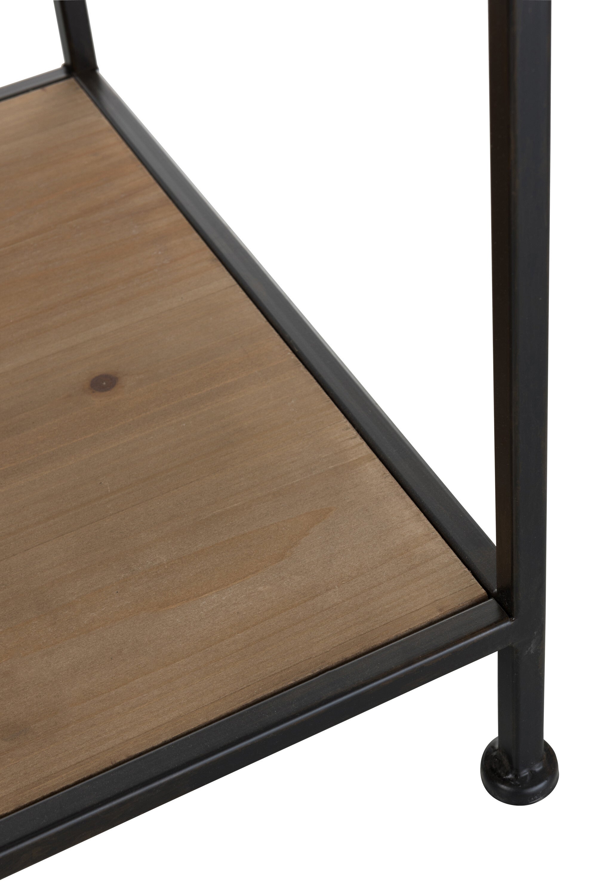 Étagère Métal/Bois Noir J-LINE