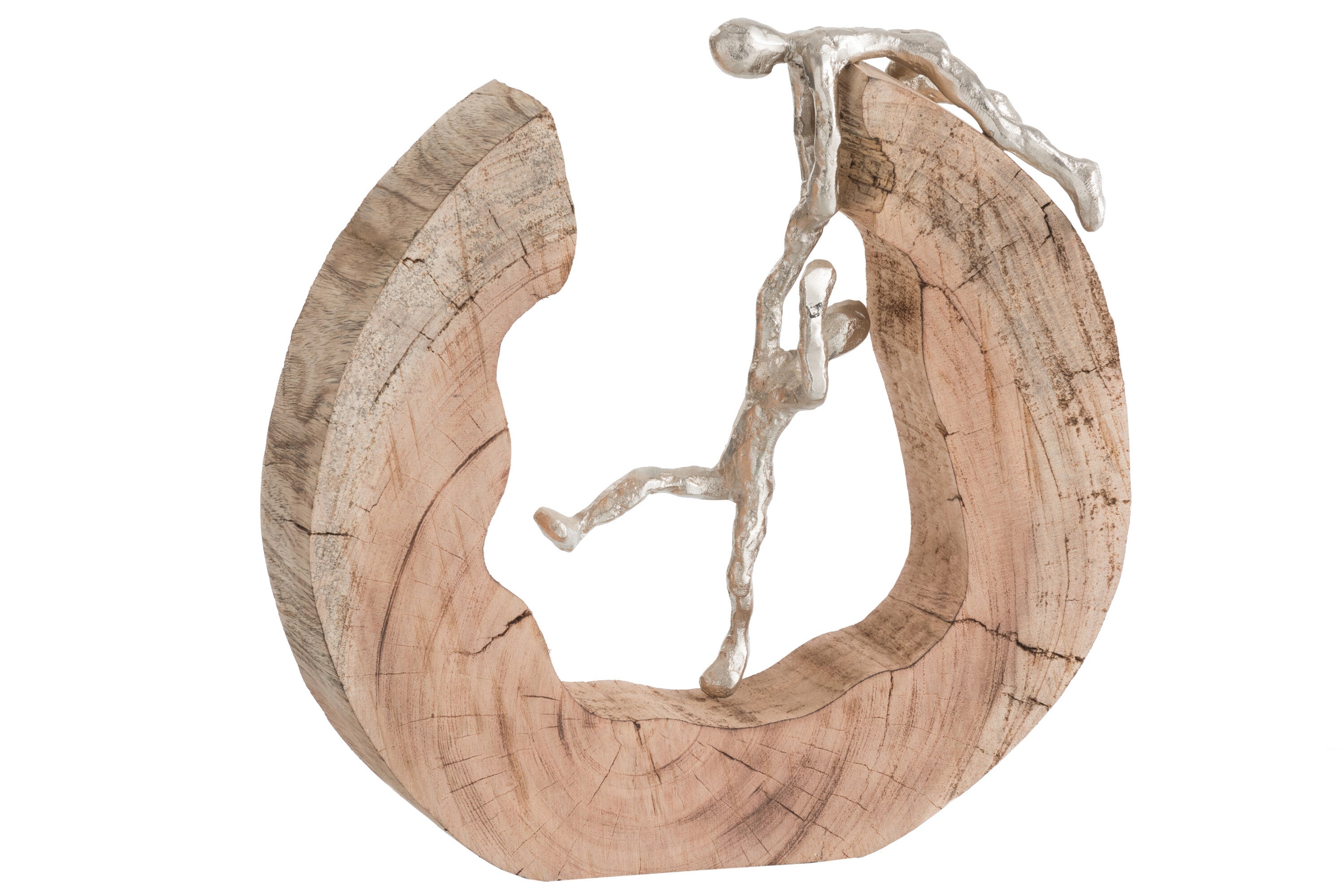 Figurine d'escalade en bois/aluminium - J-LINE