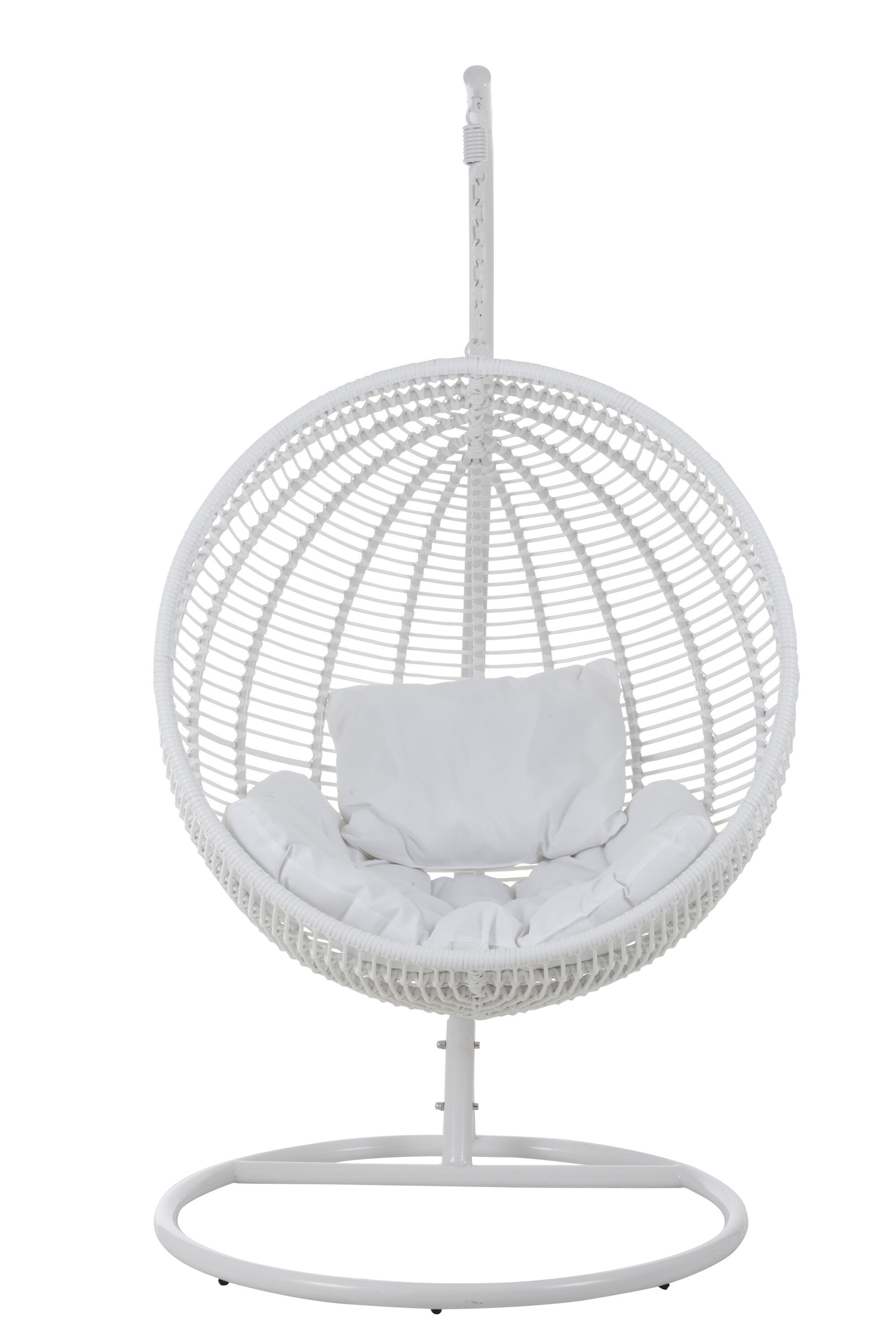 Hangstoel Rond Staal Wit - J-LINE