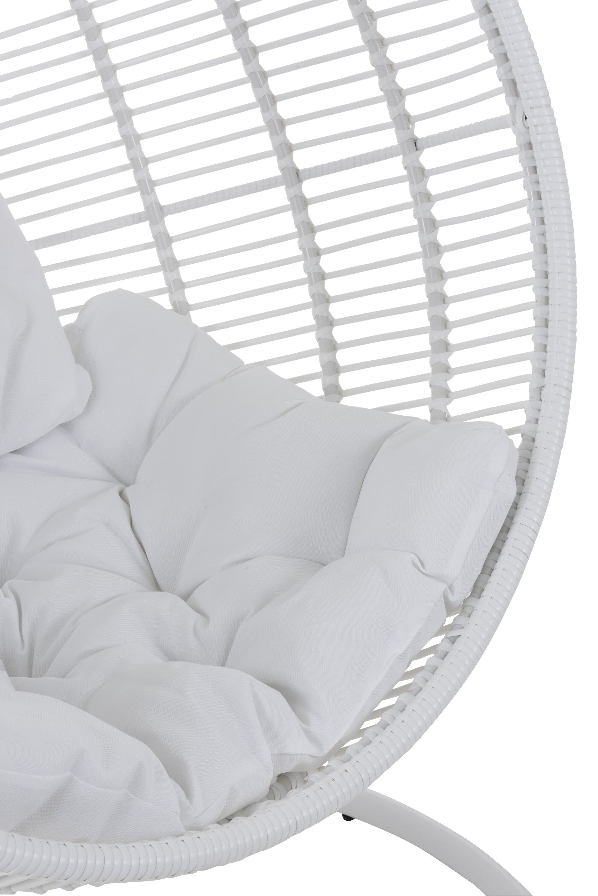 Hangstoel Rond Staal Wit - J-LINE