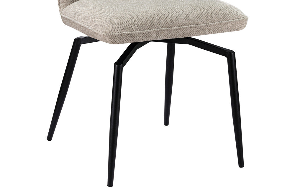 Stoel 'Lara' Draaibaar tot 0 ecru - RS