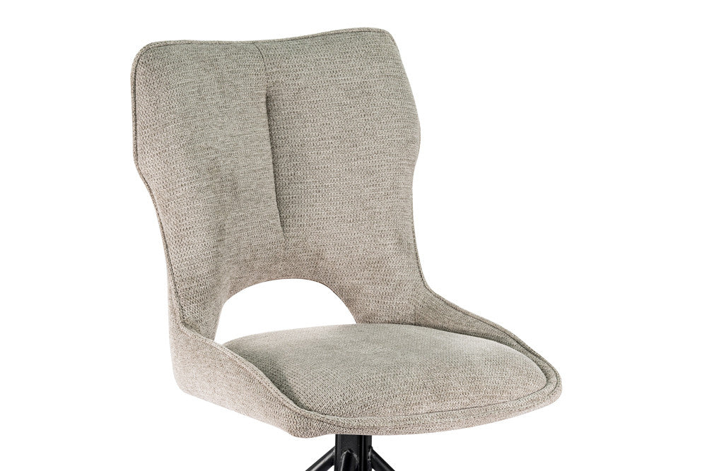 Stoel 'Mori' Draaibaar tot 0 lichtgrijs - RS