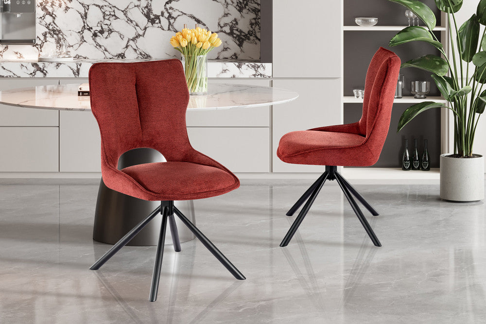 Stoel 'Mori' Draaibaar tot 0 rood - RS