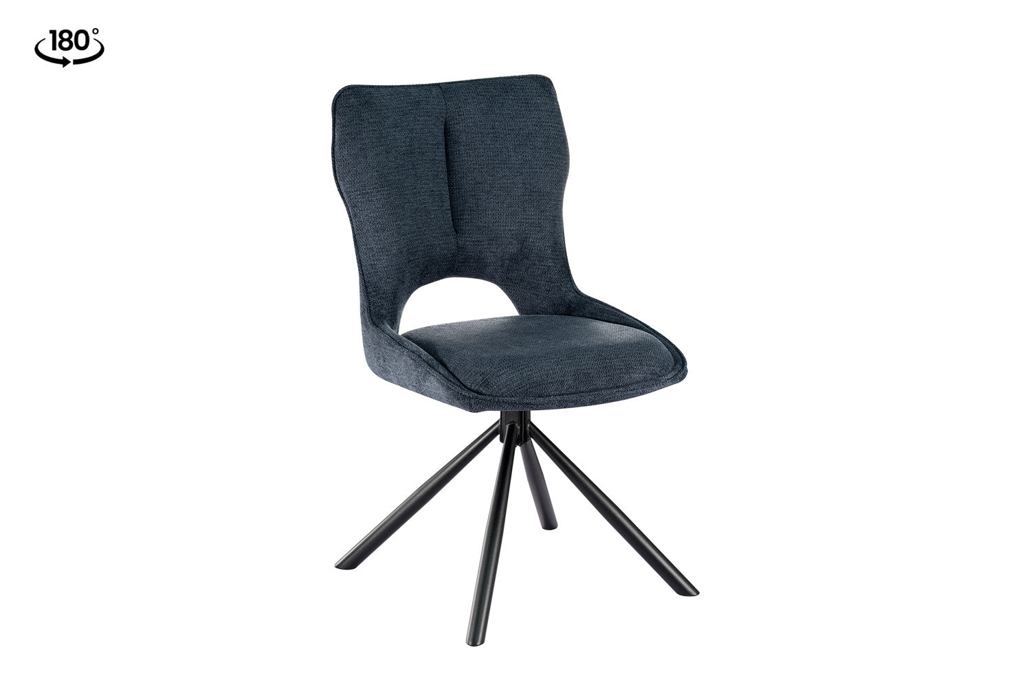 Stoel 'Mori' Draaibaar tot 0 blauw - RS