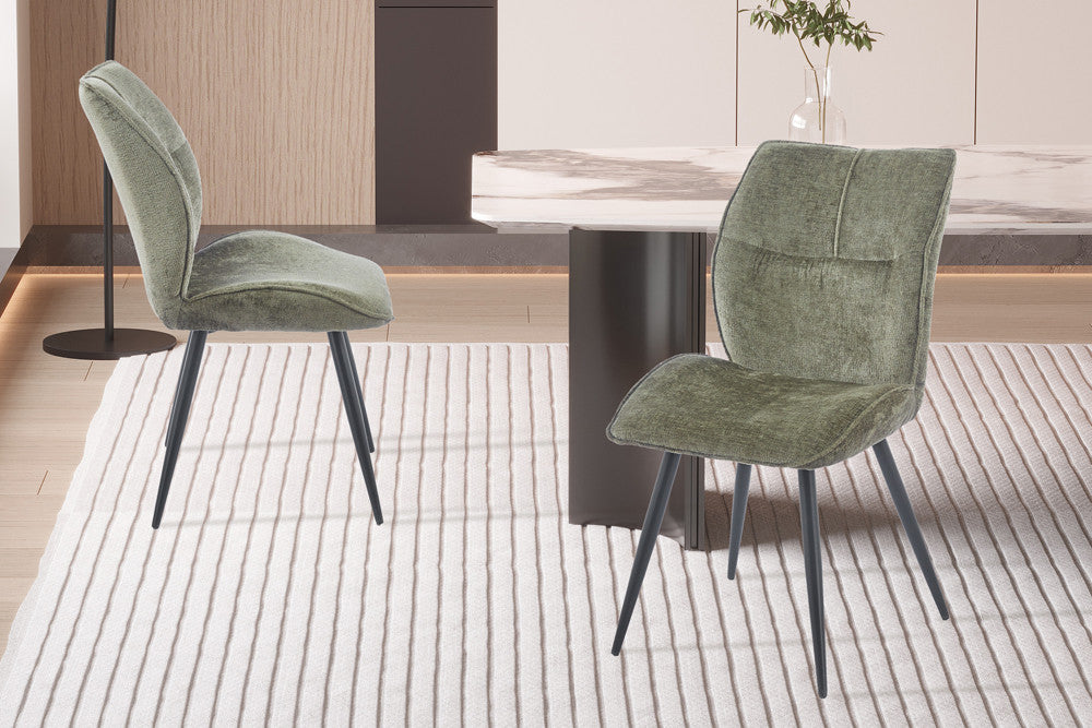 Eetkamerstoel 'Faye' groen - RS