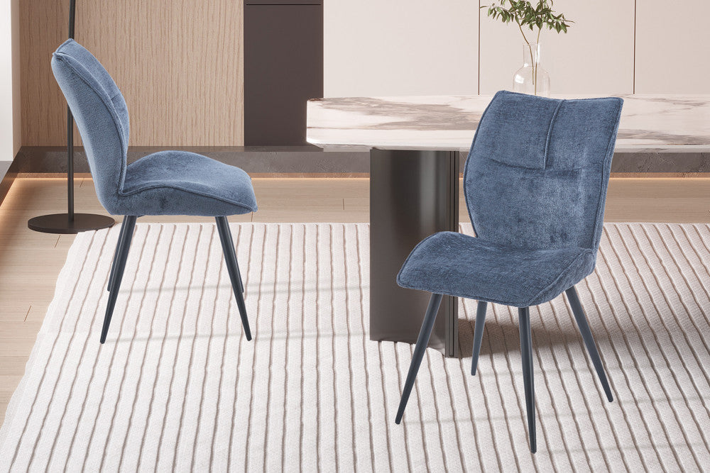 Eetkamerstoel 'Faye' blauw - RS