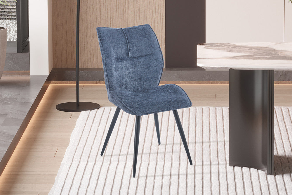 Eetkamerstoel 'Faye' blauw - RS