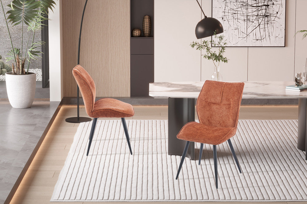 Eetkamerstoel 'Faye' roest - RS
