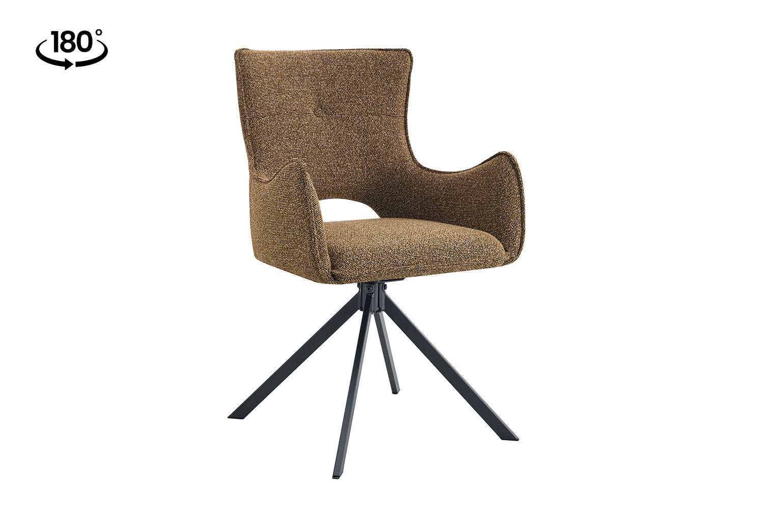 Armstoel 'Billy' Draaibaar tot 0 roest - RS