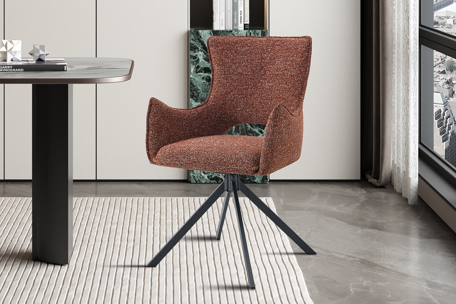 Armstoel 'Billy' Draaibaar tot 0 rood - RS