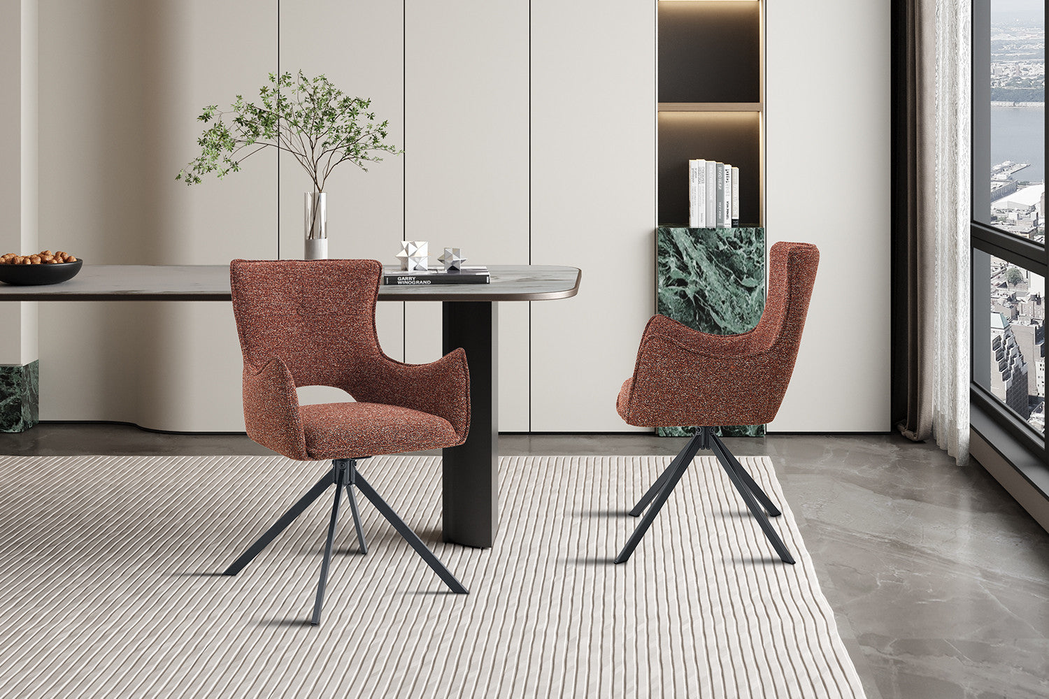 Armstoel 'Billy' Draaibaar tot 0 rood - RS