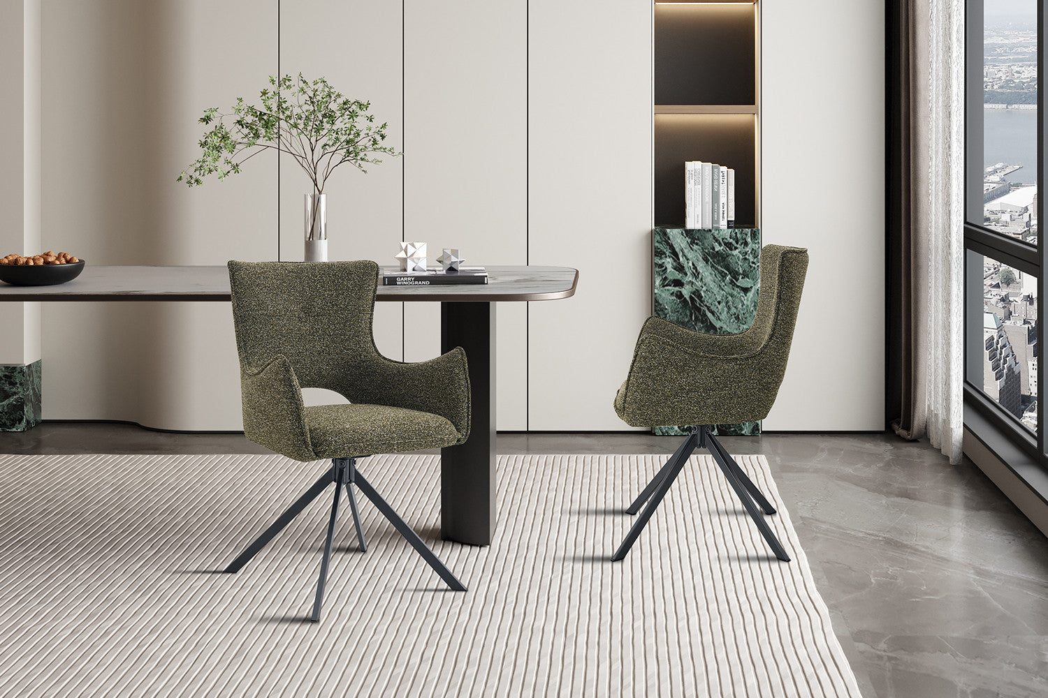 Armstoel 'Billy' Draaibaar tot 0 groen - RS