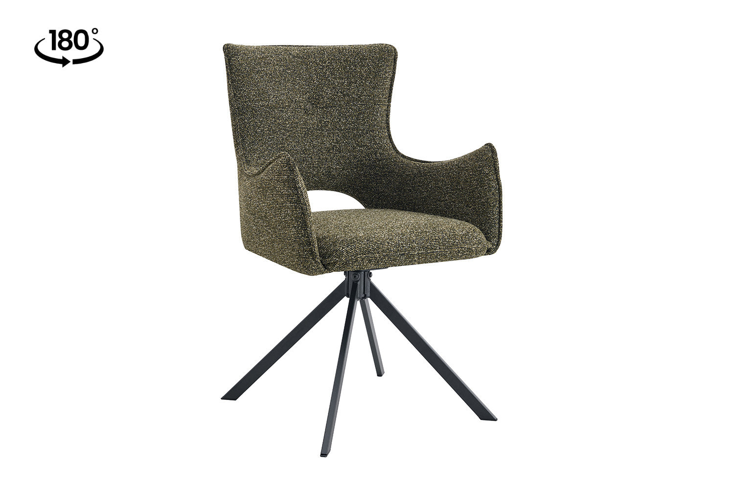 Armstoel 'Billy' Draaibaar tot 0 groen - RS