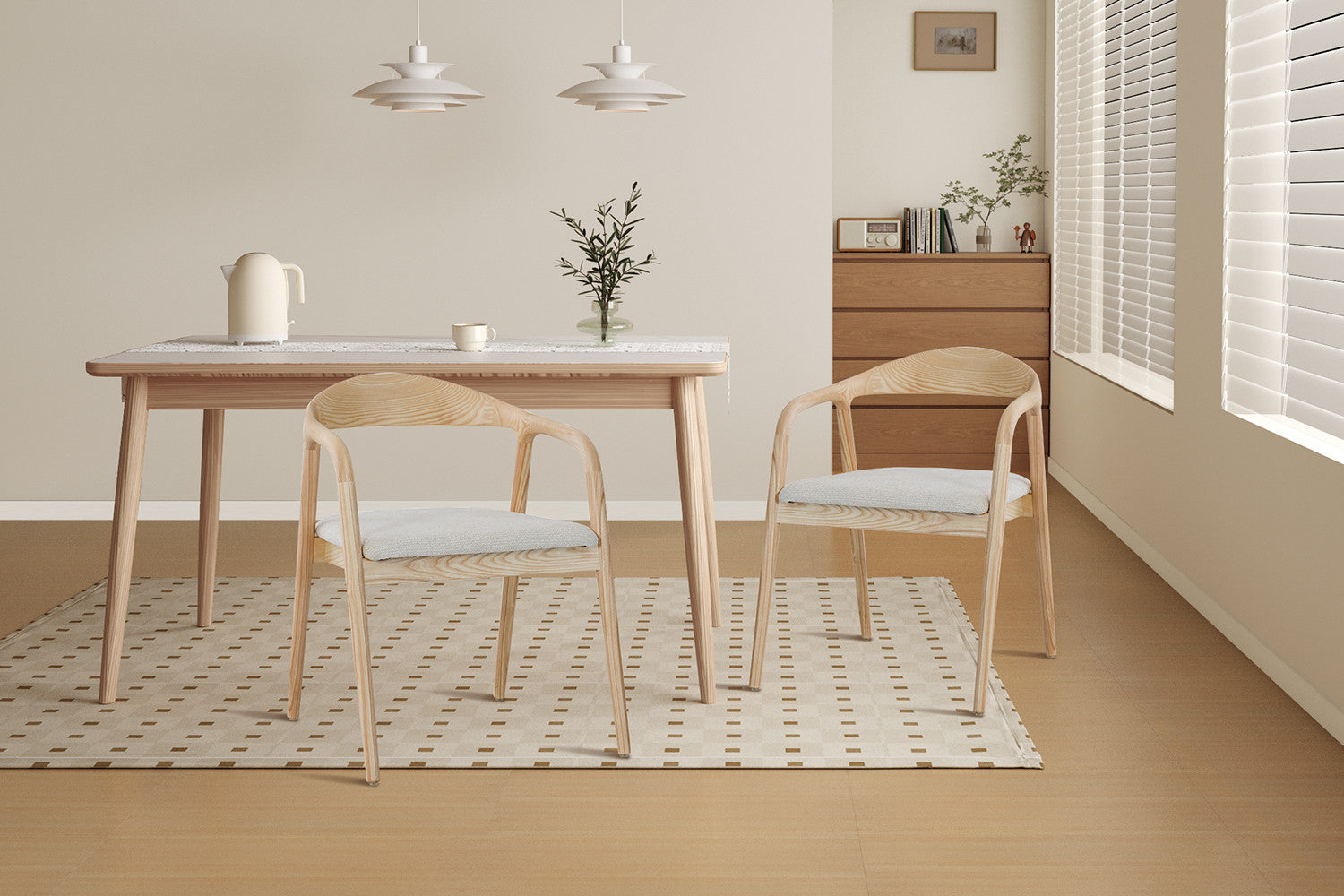 Armstoel 'Claire' beige - RS