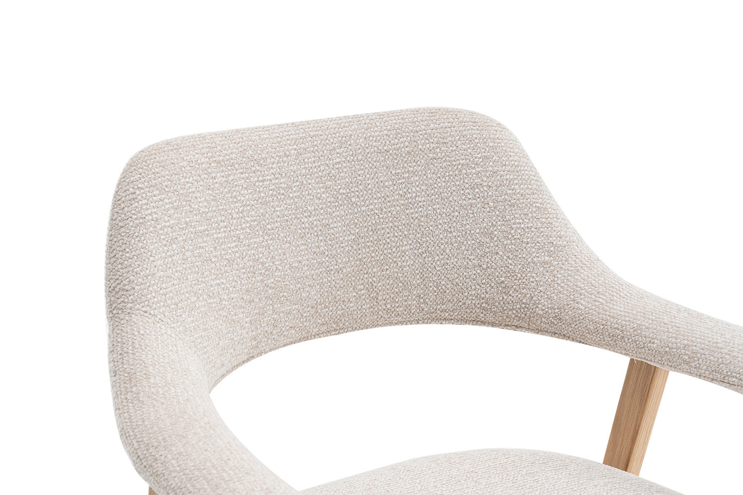 Armstoel 'Coralie' eik massief beige - RS