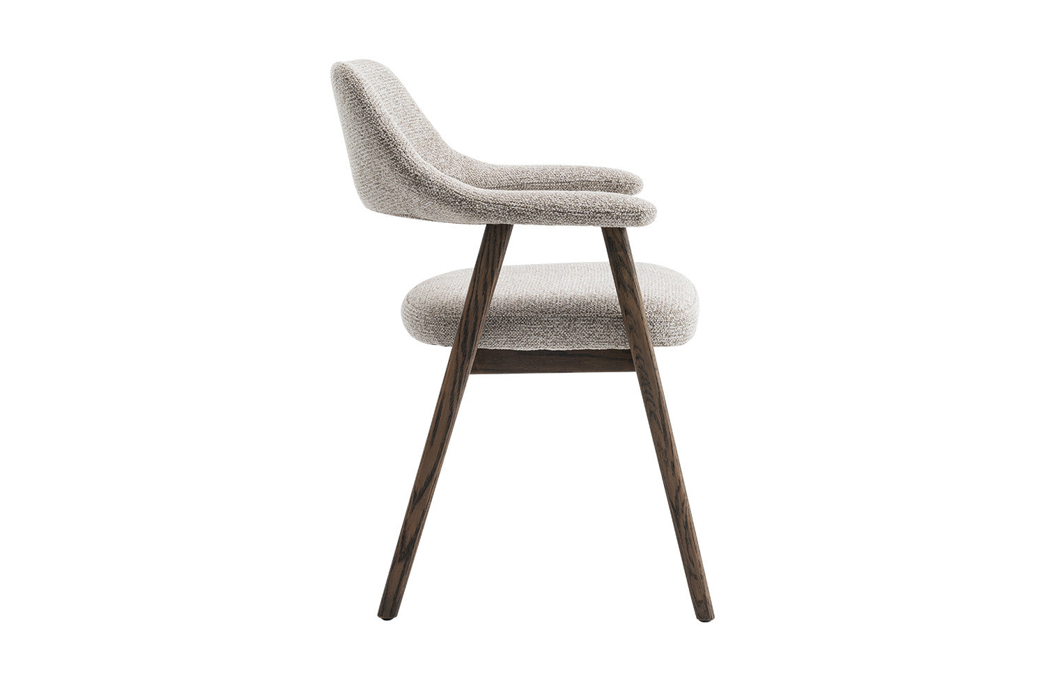 Armstoel 'Coralie' eik massief zand - RS