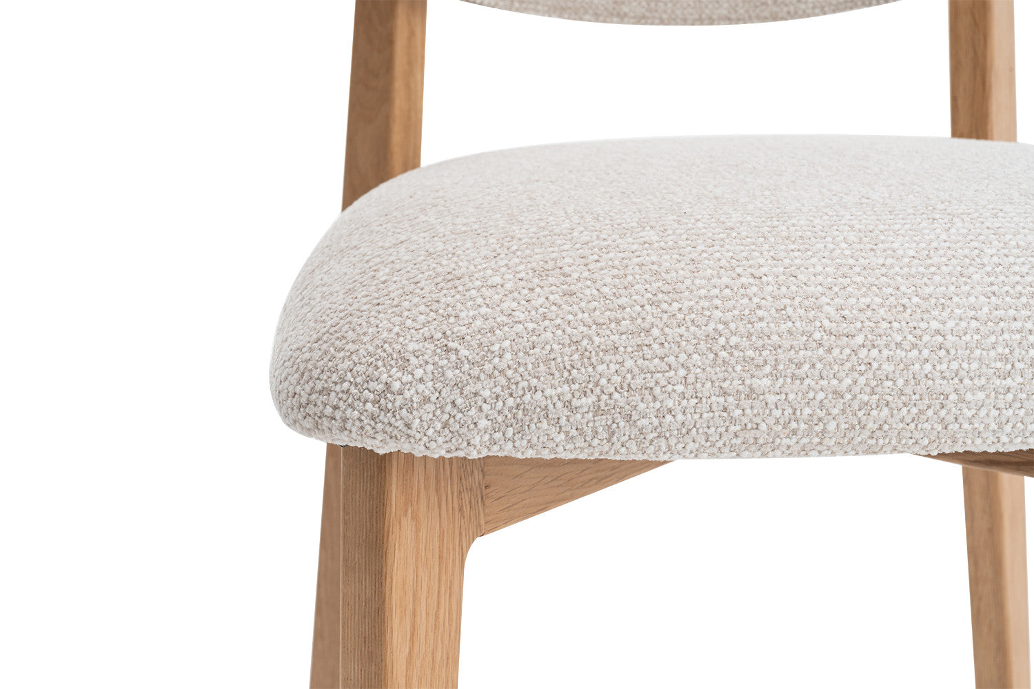 Eetkamerstoel 'Carmen' eik massief beige - RS