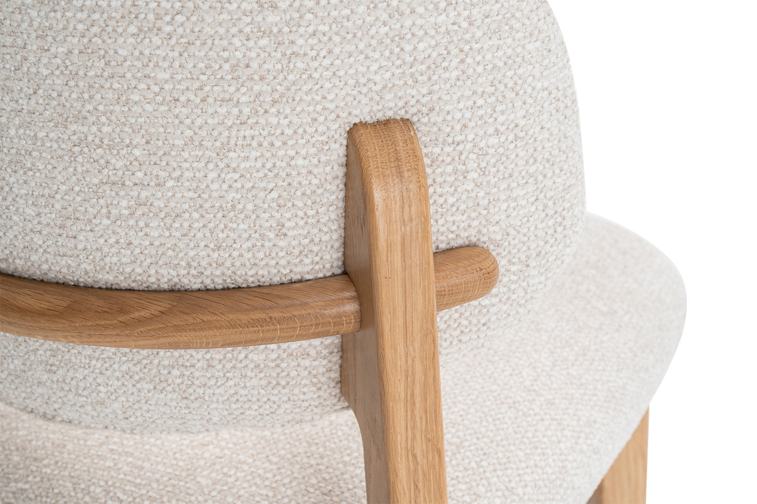 Eetkamerstoel 'Carmen' eik massief beige - RS