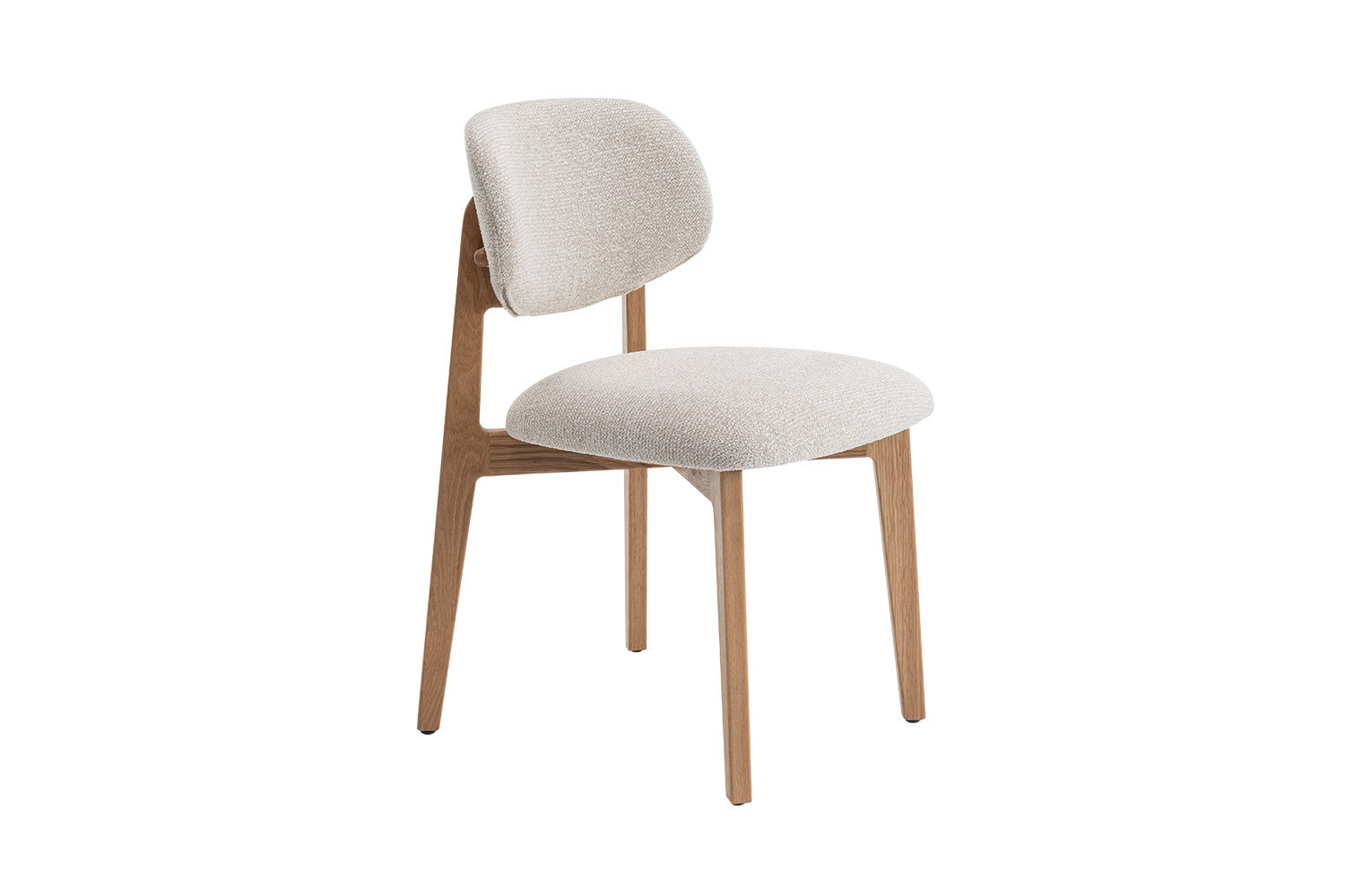 Eetkamerstoel 'Carmen' eik massief beige - RS