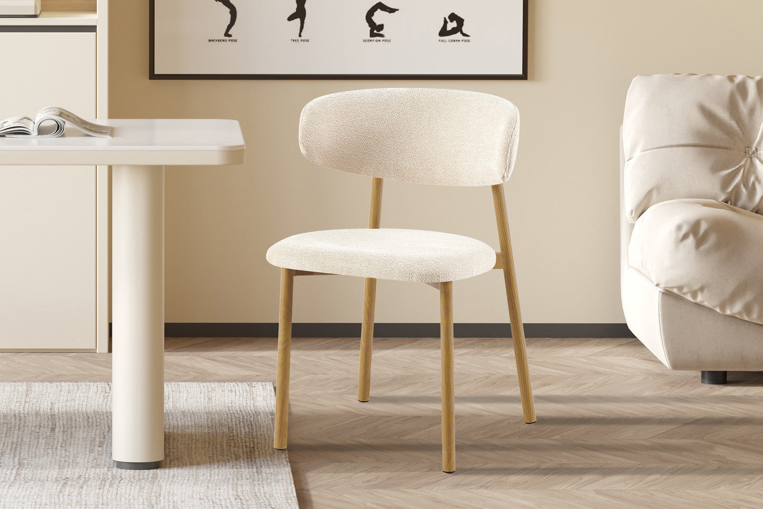 Eetkamerstoel 'Coco' beige - RS