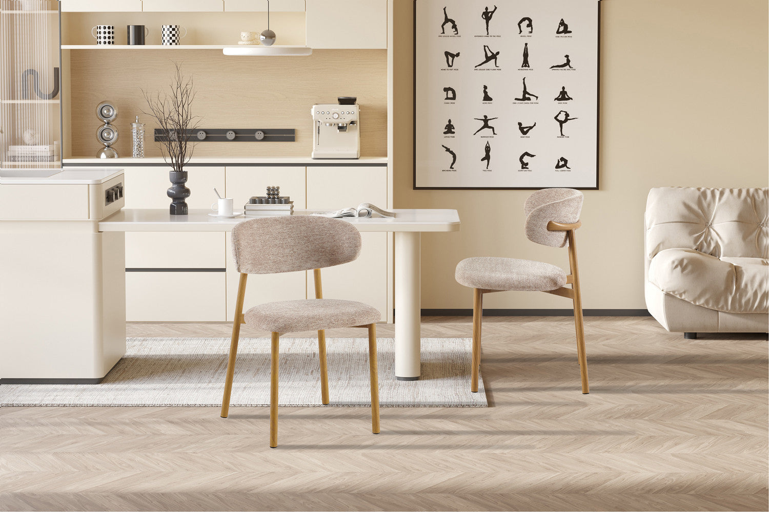 Eetkamerstoel 'Coco' Zand - RS